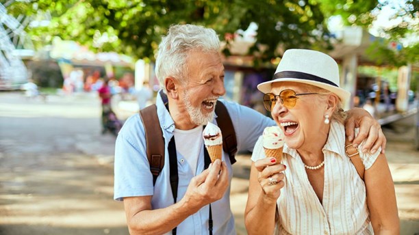 couple eating ice cream