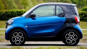 Downsized smart car 16.9